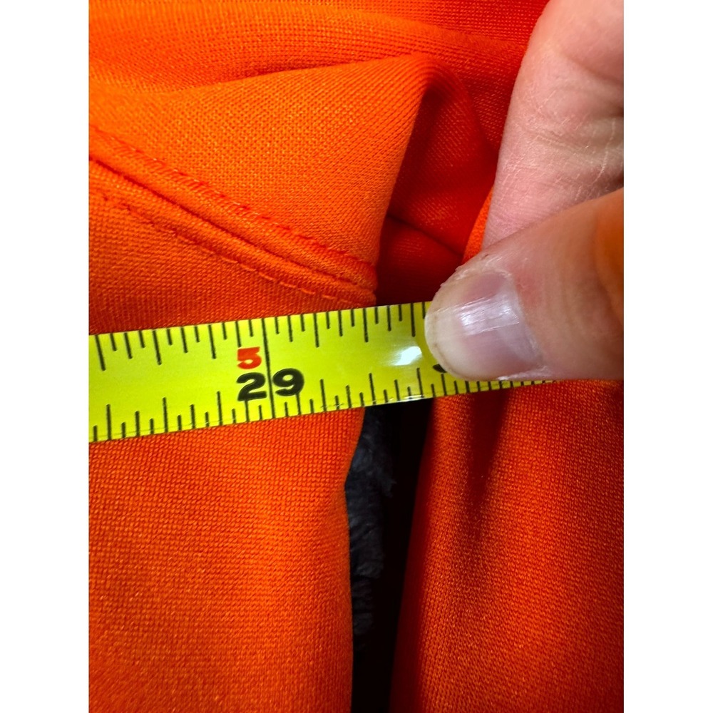 Core 4 Element Hoodie Mens 2XL Neon Orange Fleece Lined Graphic Print Outerwear - Picture 2 of 7
